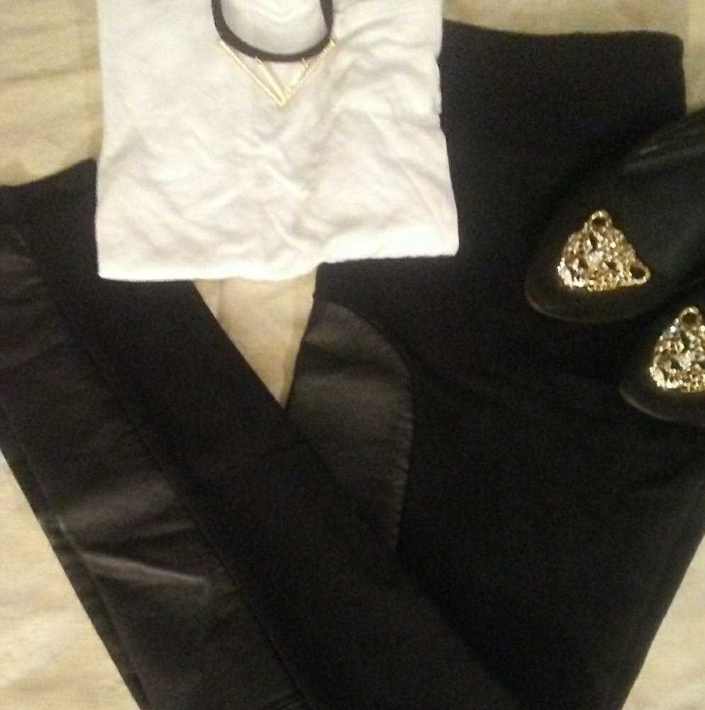 Philosophy Black Leggings